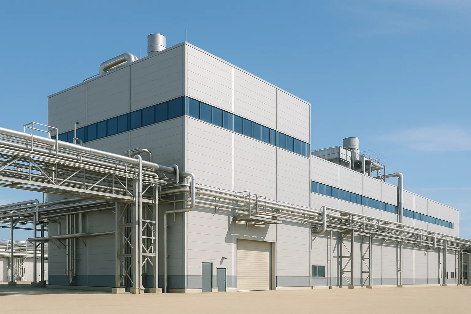 Modern Quillora manufacturing facility exterior